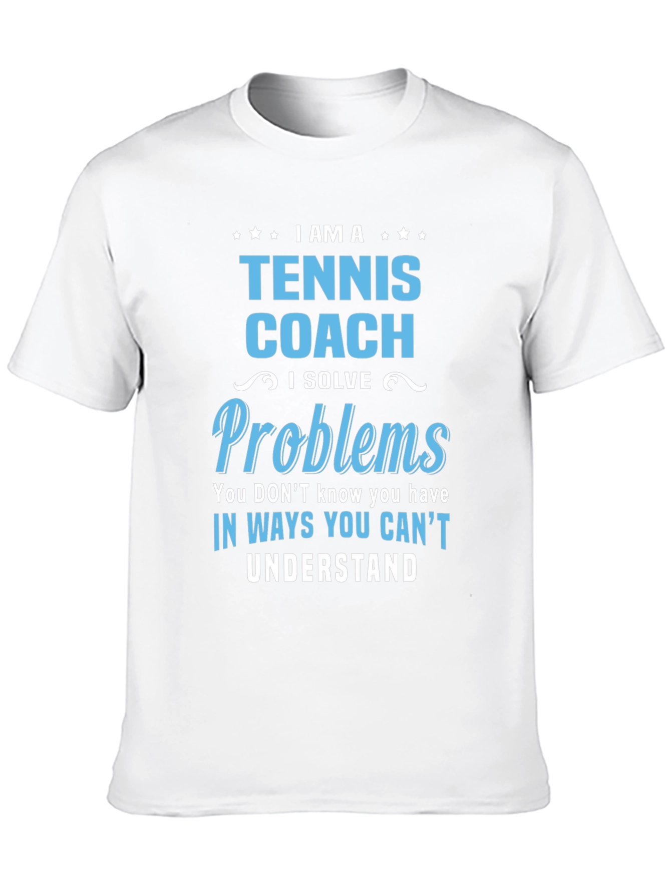 Camiseta Tennis Coach - Solución de Problemas Única