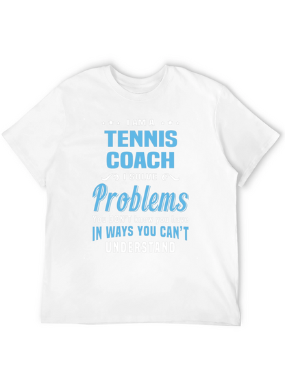 Camiseta Tennis Coach - Solución de Problemas Única