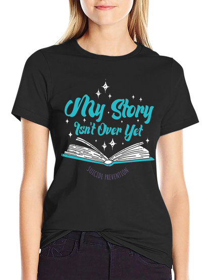 Camiseta Negra Mi Historia Aún No Termina