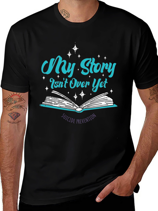 Camiseta Negra Mi Historia Aún No Termina