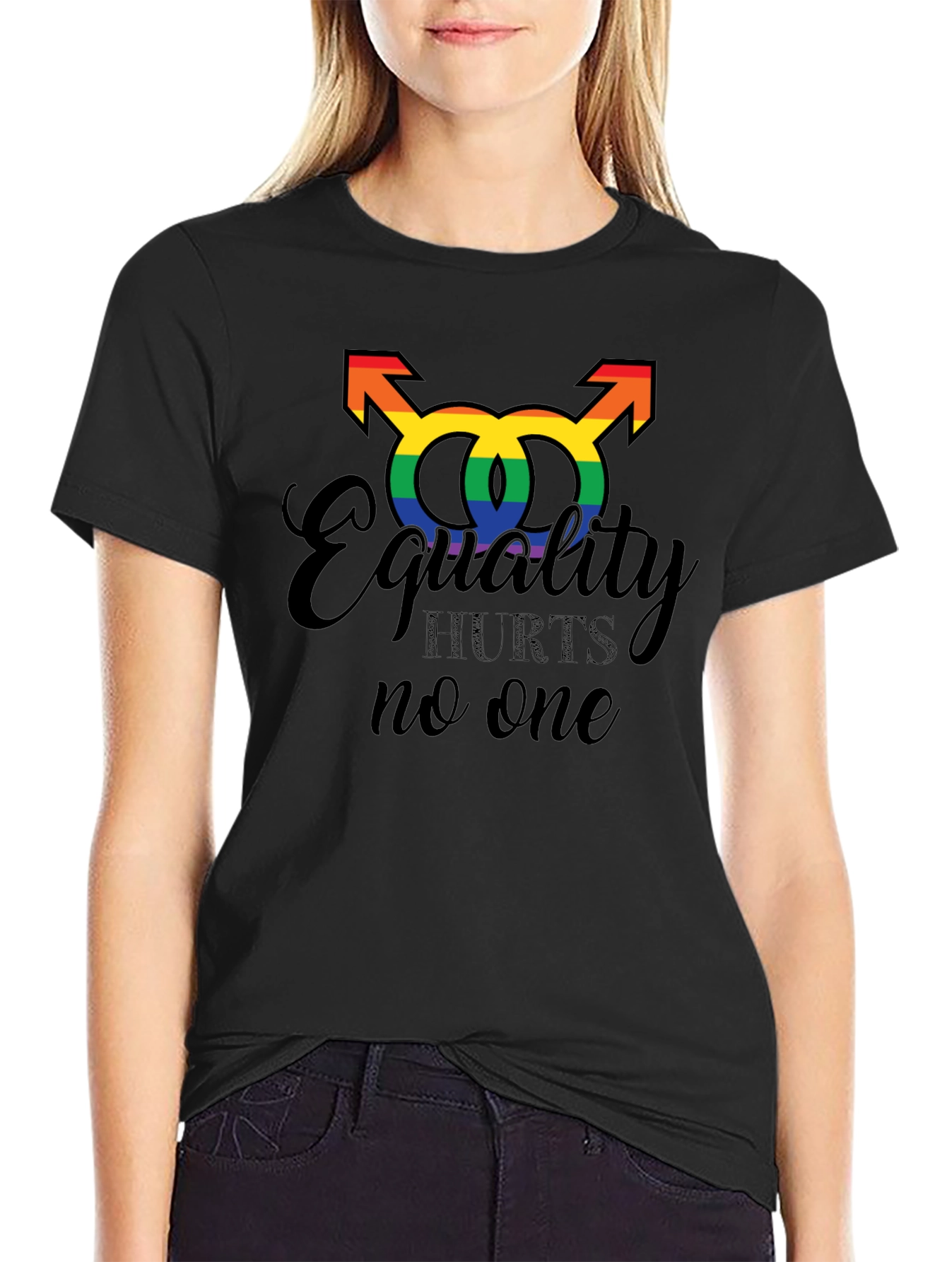 Camiseta Igualdad no hiere a nadie LGBT