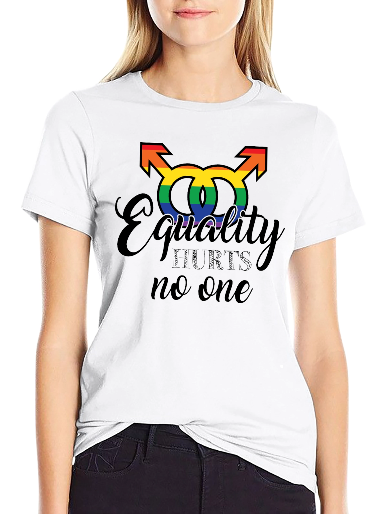 Camiseta Igualdad no hiere a nadie LGBT