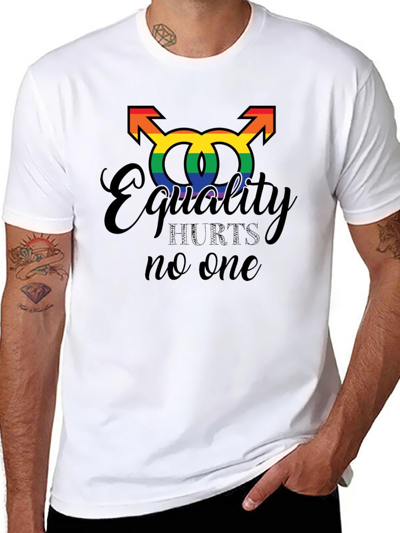 Camiseta Igualdad no hiere a nadie LGBT