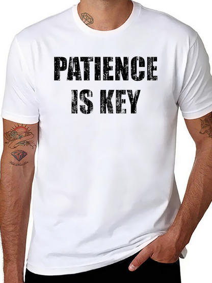 Camiseta Negra La Paciencia es Clave