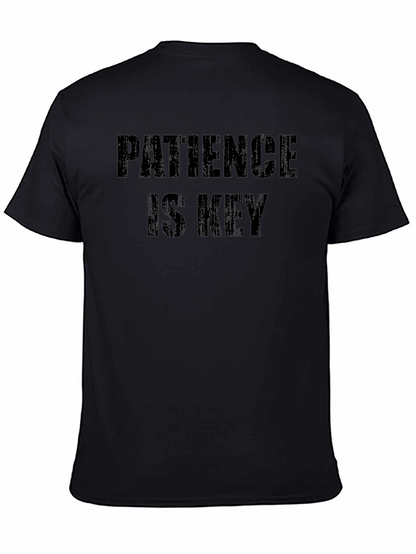 Camiseta Negra La Paciencia es Clave
