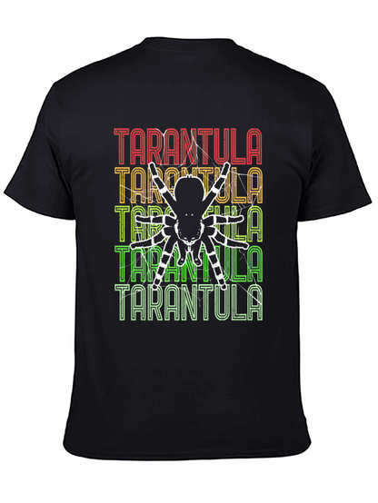Camiseta Negra con Diseño de Tarántula Retro