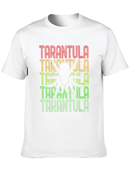 Camiseta Negra con Diseño de Tarántula Retro