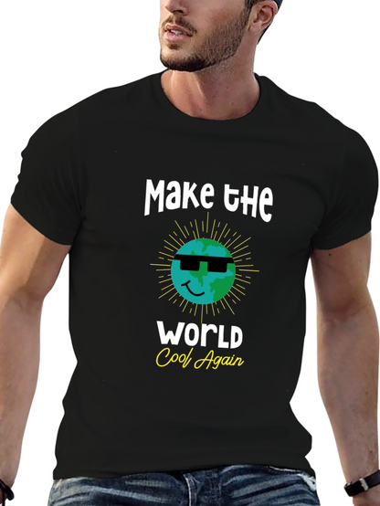 Camiseta Negra Make the World Cool Again