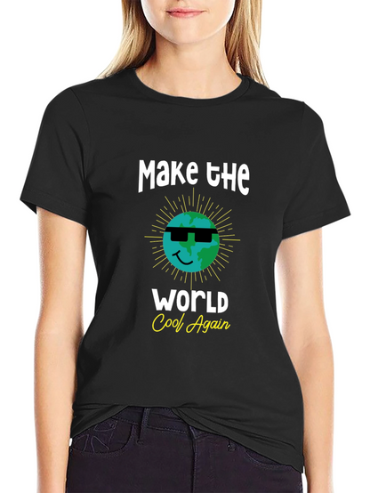 Camiseta Negra Make the World Cool Again
