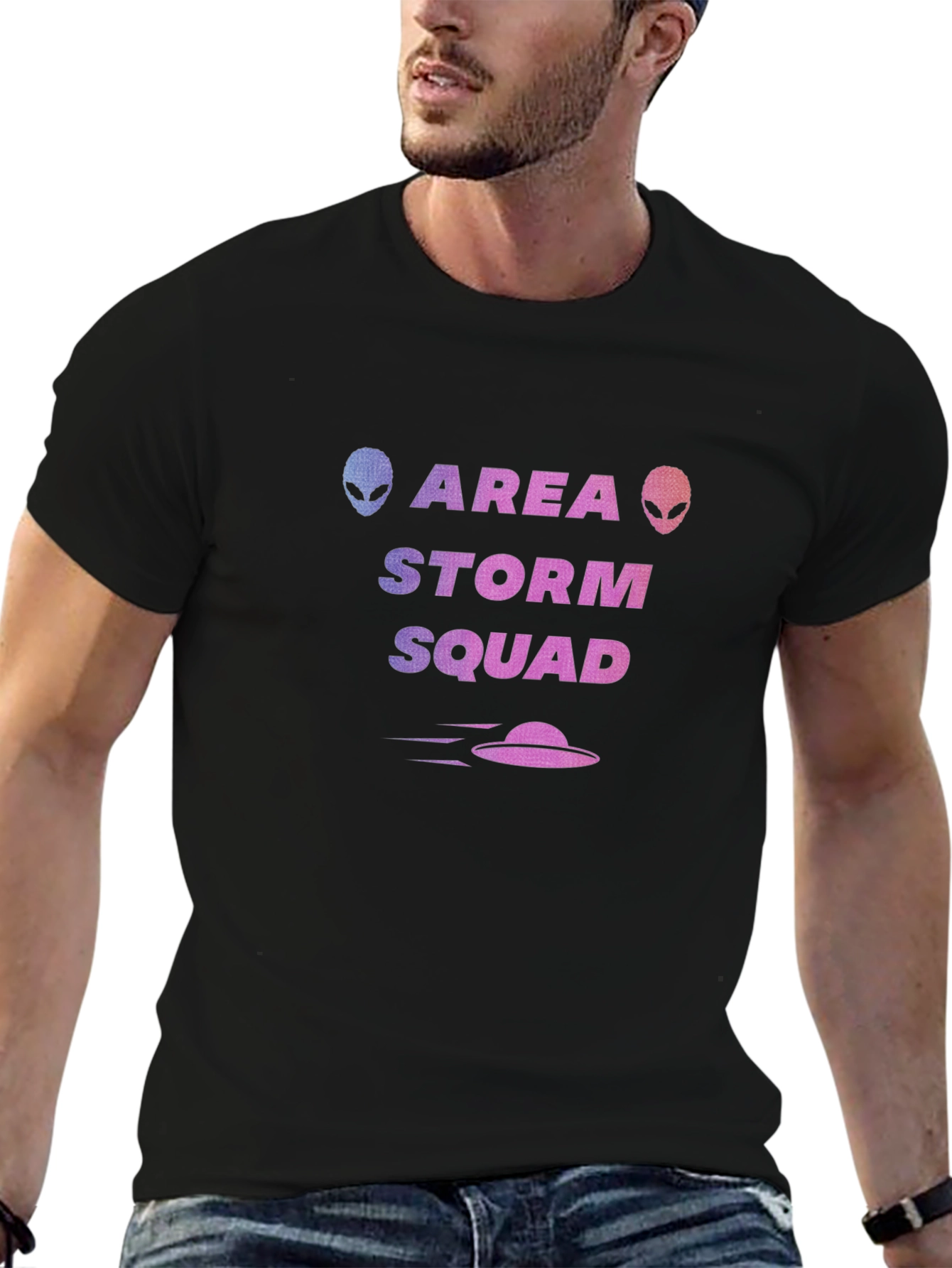 Camiseta Área Storm Squad - Diseño Extraterrestre