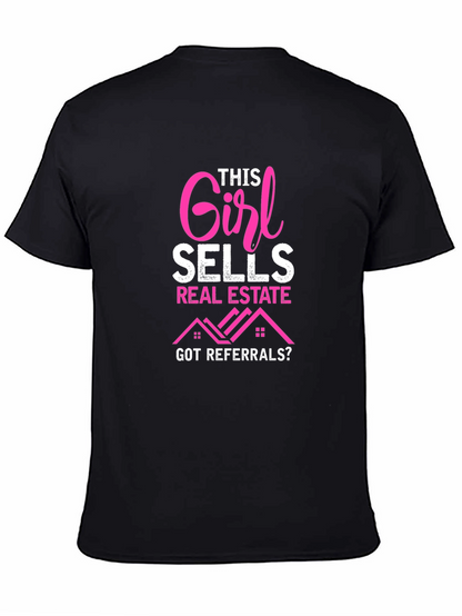 Camiseta Esta chica vende bienes raíces