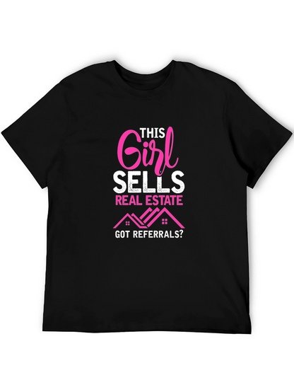 Camiseta Esta chica vende bienes raíces