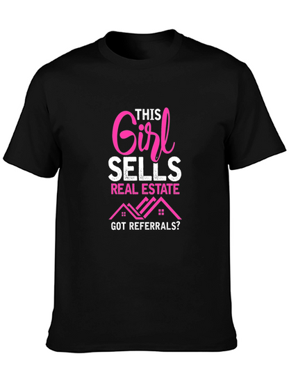 Camiseta Esta chica vende bienes raíces