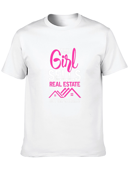 Camiseta Esta chica vende bienes raíces