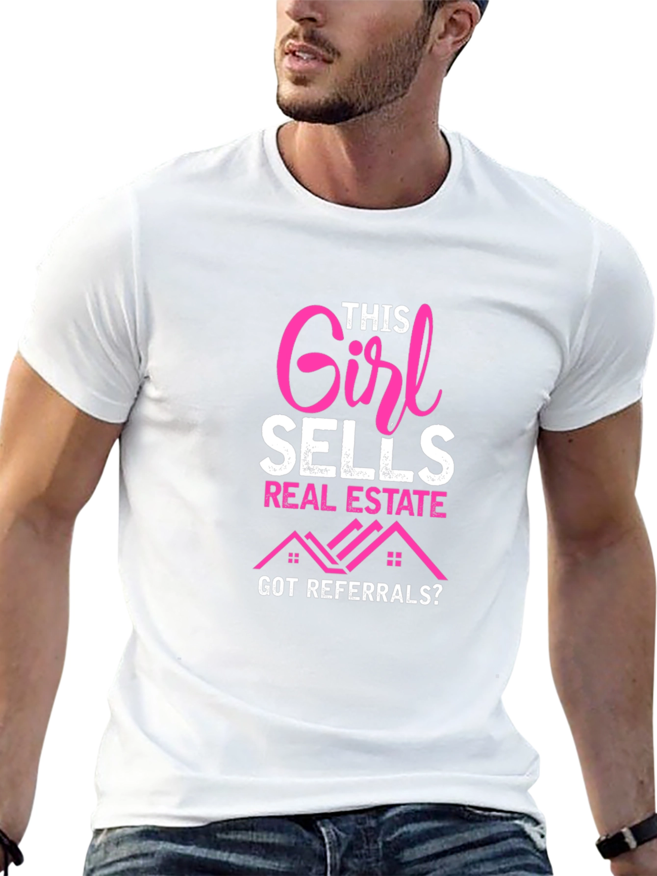 Camiseta Esta chica vende bienes raíces
