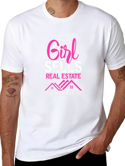 Camiseta Esta chica vende bienes raíces