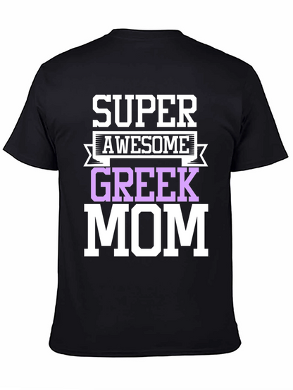 Camiseta Super Awesome Greek Mom