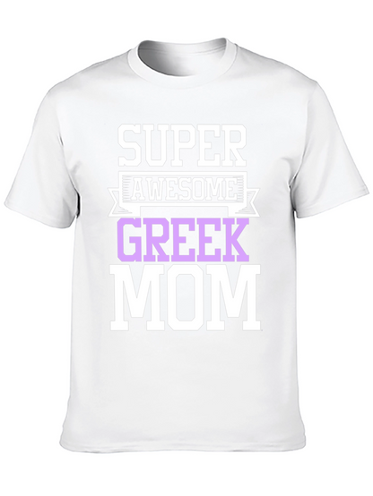 Camiseta Super Awesome Greek Mom