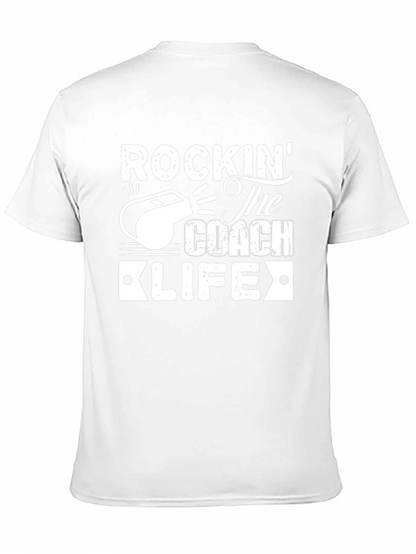 Camiseta Negra: Rockin The Coach Life