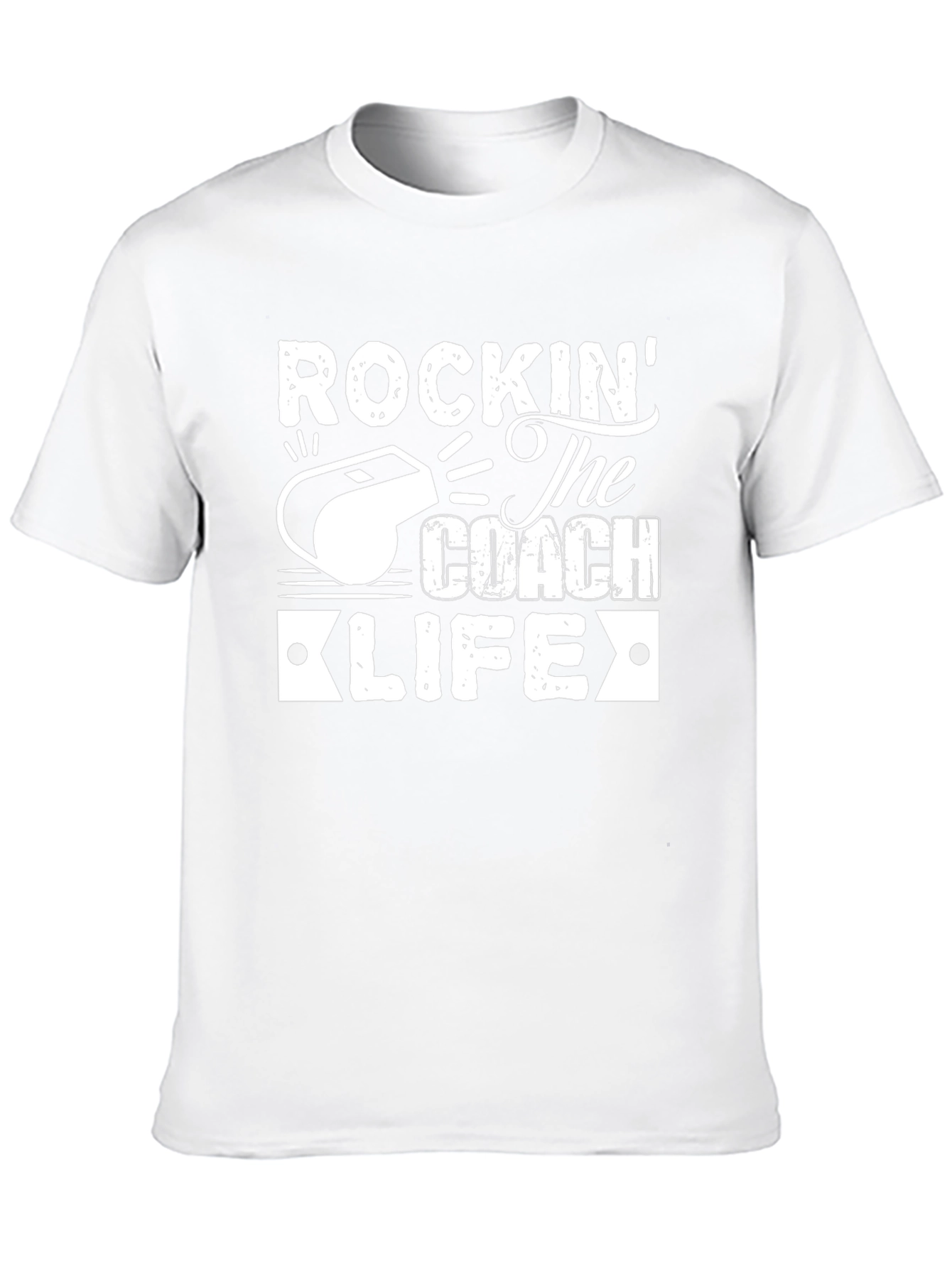 Camiseta Negra: Rockin The Coach Life