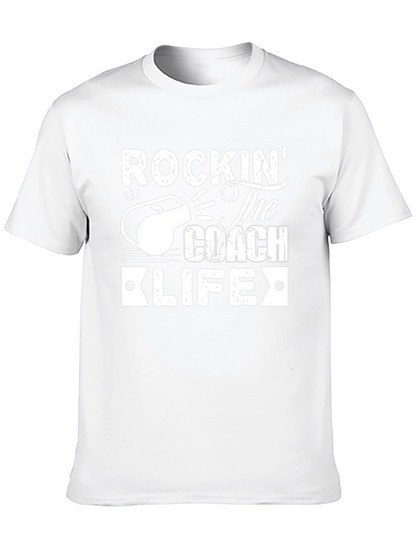 Camiseta Negra: Rockin The Coach Life