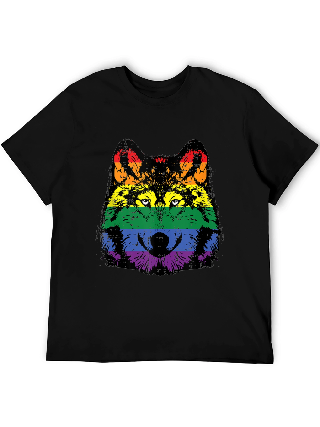 Camiseta Hombre Lobo Orgullo LGBT