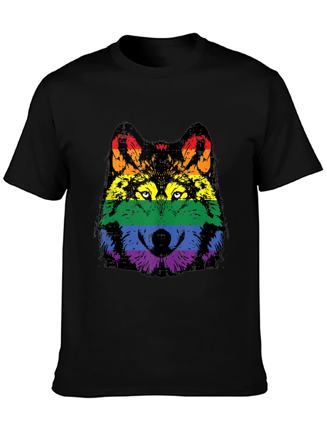 Camiseta Hombre Lobo Orgullo LGBT