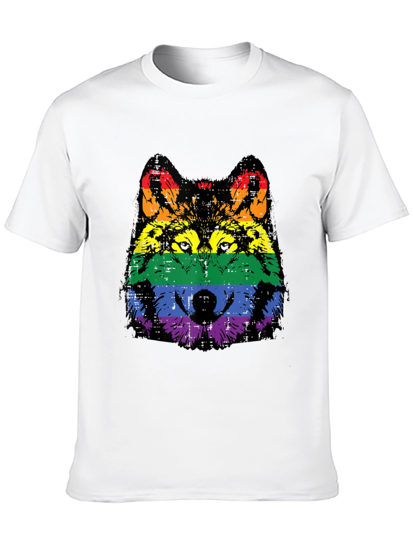 Camiseta Hombre Lobo Orgullo LGBT