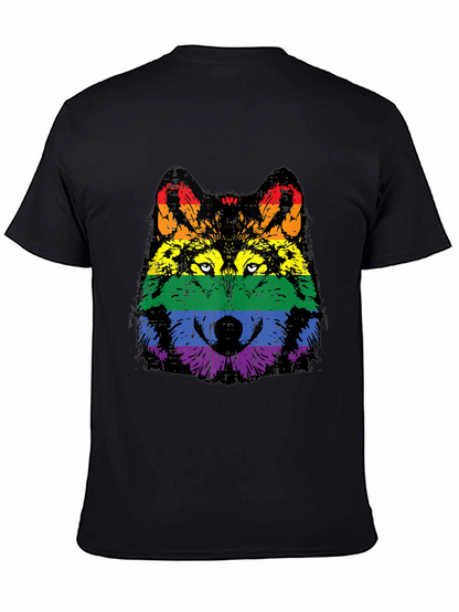 Camiseta Hombre Lobo Orgullo LGBT