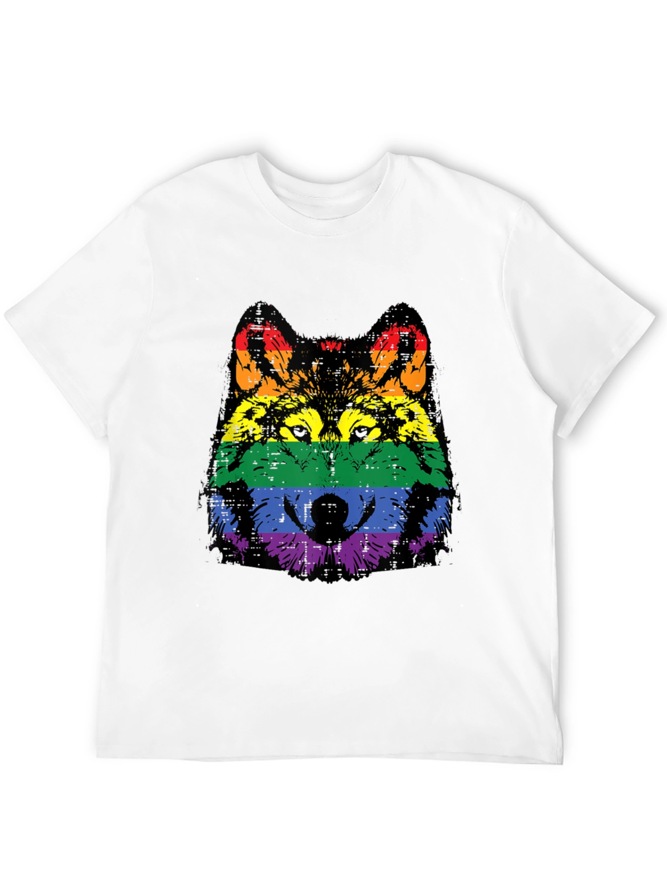 Camiseta Hombre Lobo Orgullo LGBT