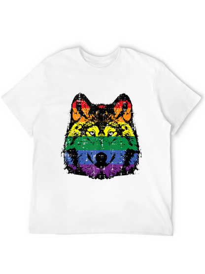 Camiseta Hombre Lobo Orgullo LGBT