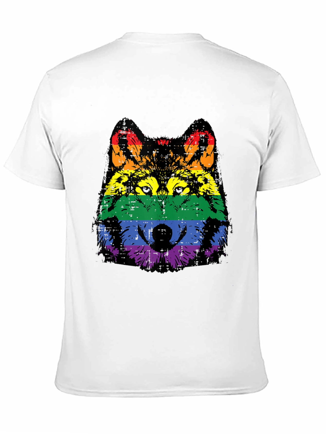 Camiseta Hombre Lobo Orgullo LGBT