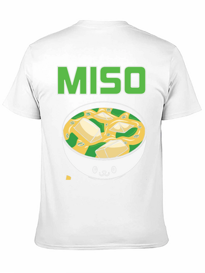 Camiseta Negra Miso Soup Kawaii