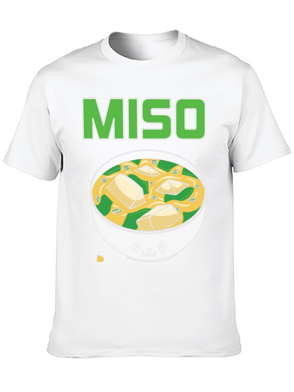 Camiseta Negra Miso Soup Kawaii
