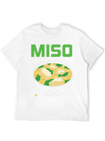 Camiseta Negra Miso Soup Kawaii