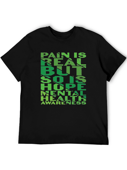 Camiseta Negra: Salud Mental y Esperanza