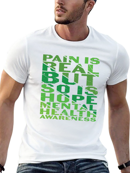 Camiseta Negra: Salud Mental y Esperanza