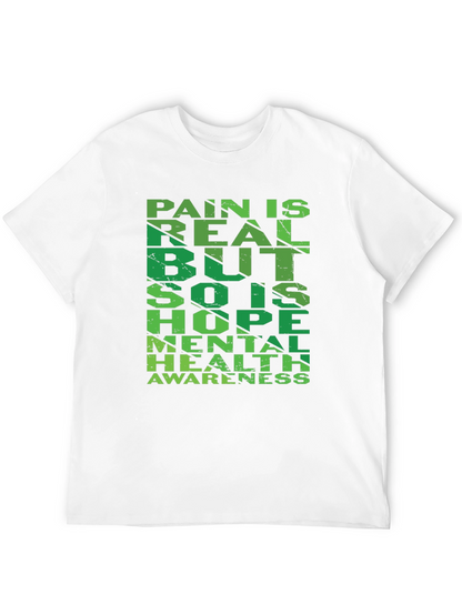 Camiseta Negra: Salud Mental y Esperanza