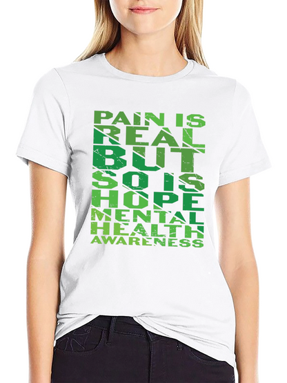 Camiseta Negra: Salud Mental y Esperanza