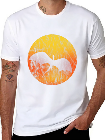 Camiseta Negra con Diseño de Dragón Solar