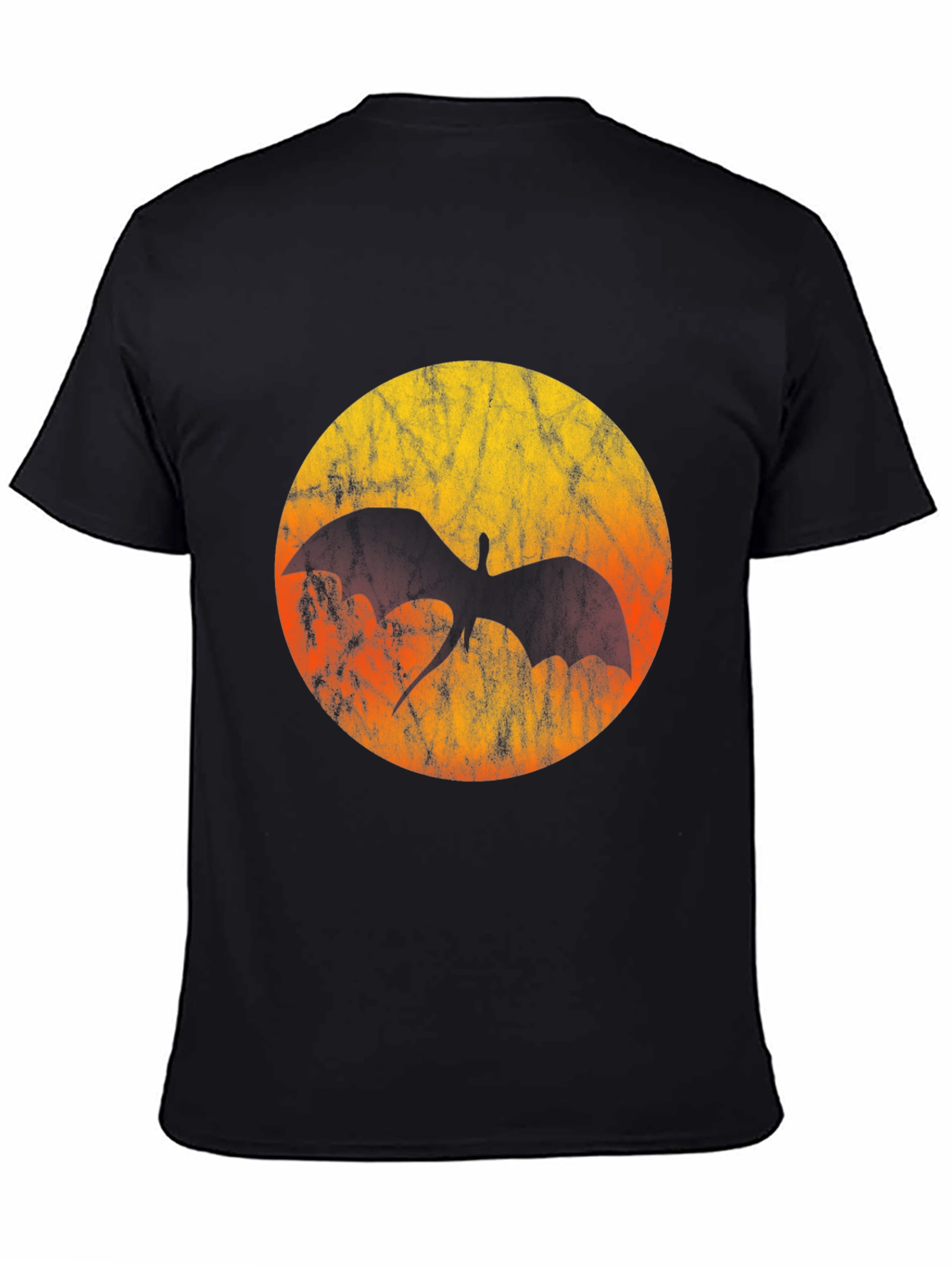 Camiseta Negra con Diseño de Dragón Solar