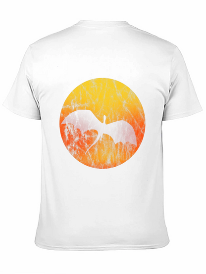 Camiseta Negra con Diseño de Dragón Solar