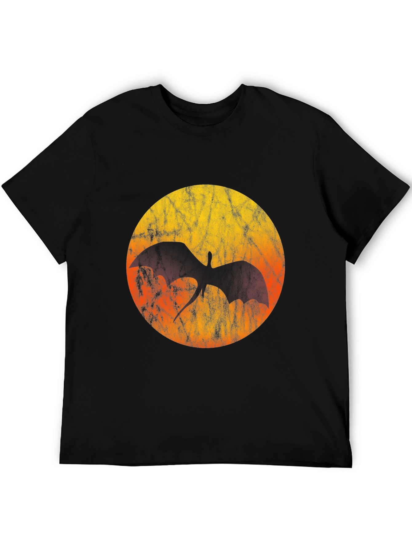 Camiseta Negra con Diseño de Dragón Solar