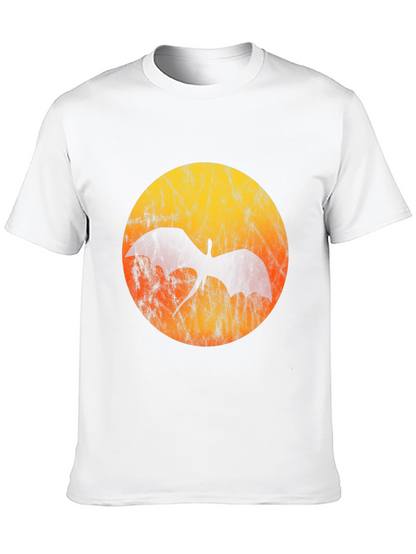 Camiseta Negra con Diseño de Dragón Solar