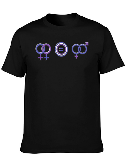 Camiseta Igualdad de Género Unisex Negra