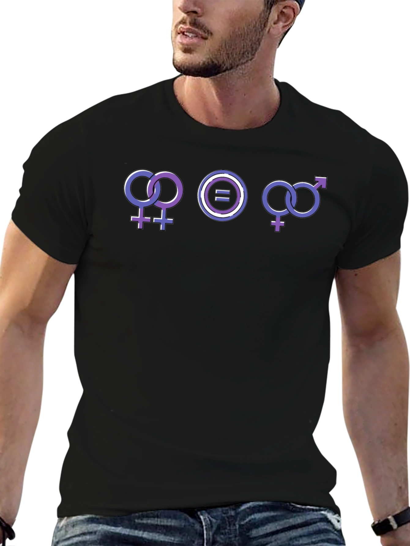 Camiseta Igualdad de Género Unisex Negra