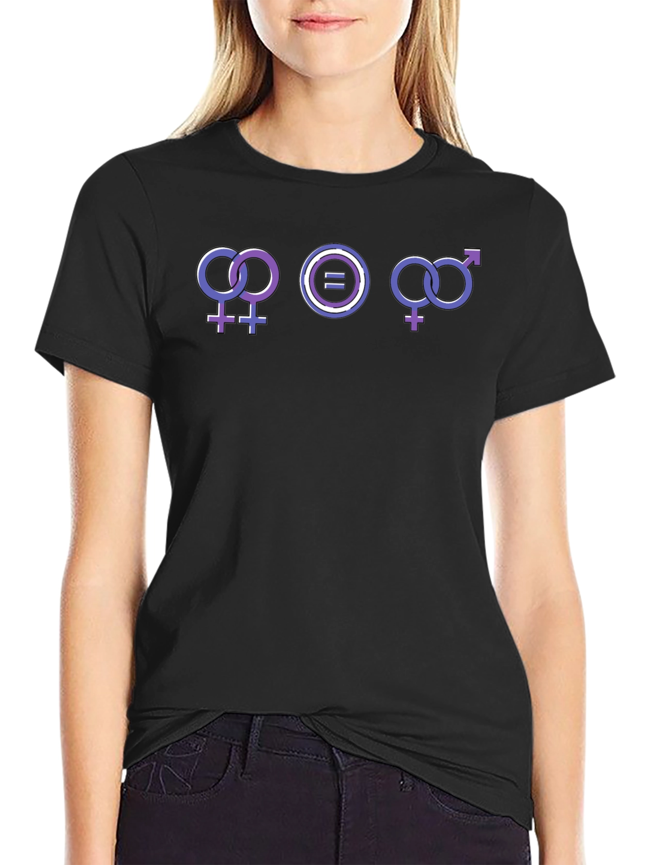 Camiseta Igualdad de Género Unisex Negra