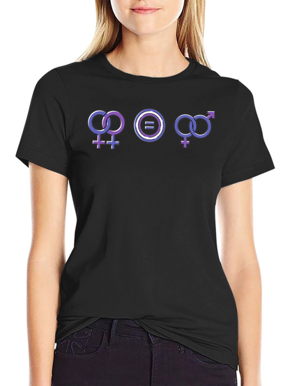 Camiseta Igualdad de Género Unisex Negra