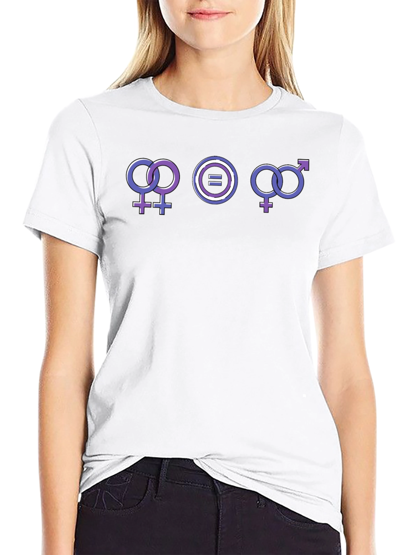 Camiseta Igualdad de Género Unisex Negra