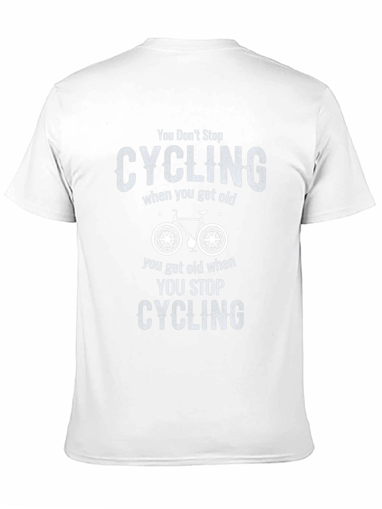 Camiseta Negra Ciclismo Divertida